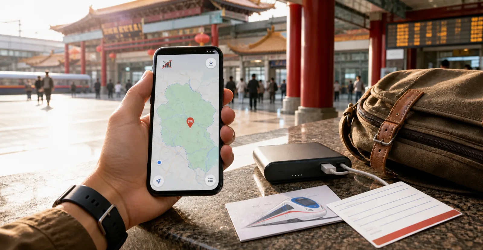 Gibt es einen China-Reiseführer, den man unterwegs offline nachschlagen kann?