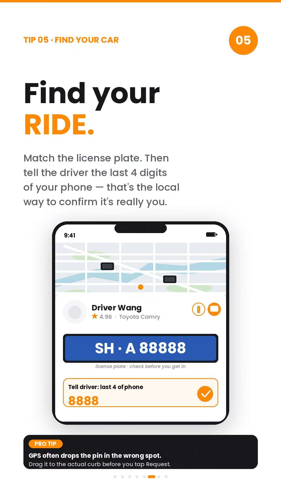 Tip 05: Find your RIDE