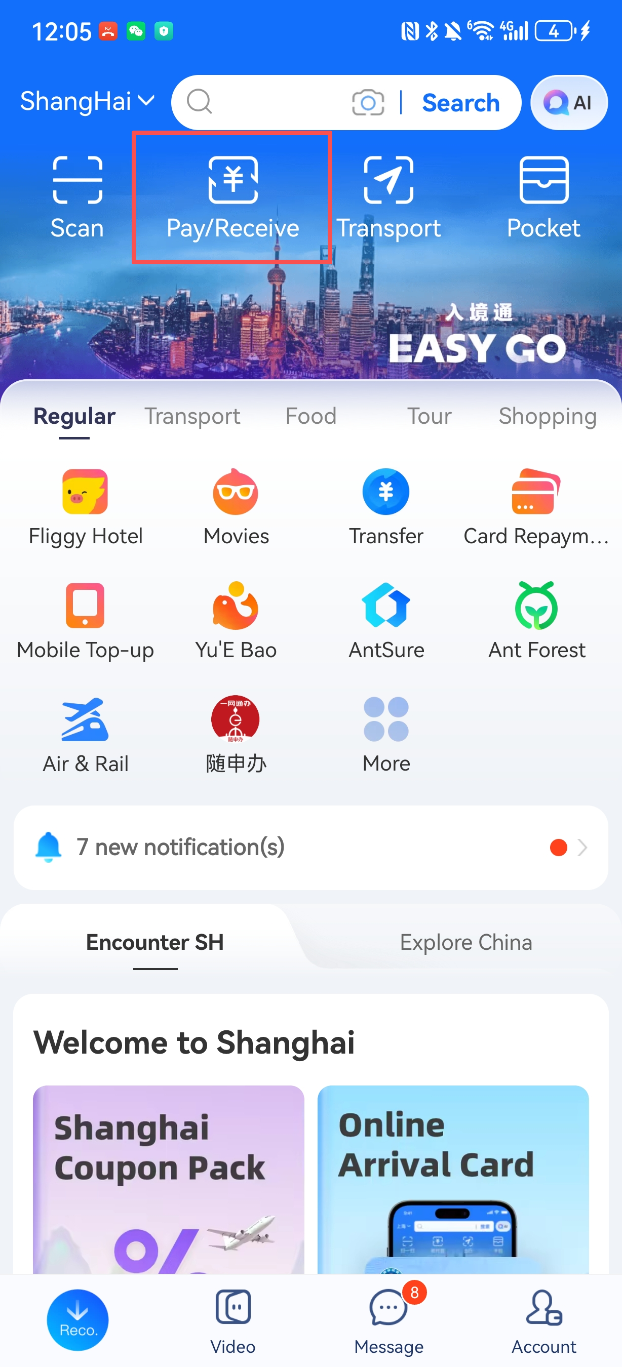 Alipay scan-to-pay